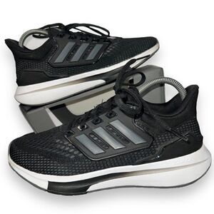 Adidas EQ21 Run Performance Athletic Shoes 'Black White' H00544 Women's 7.5